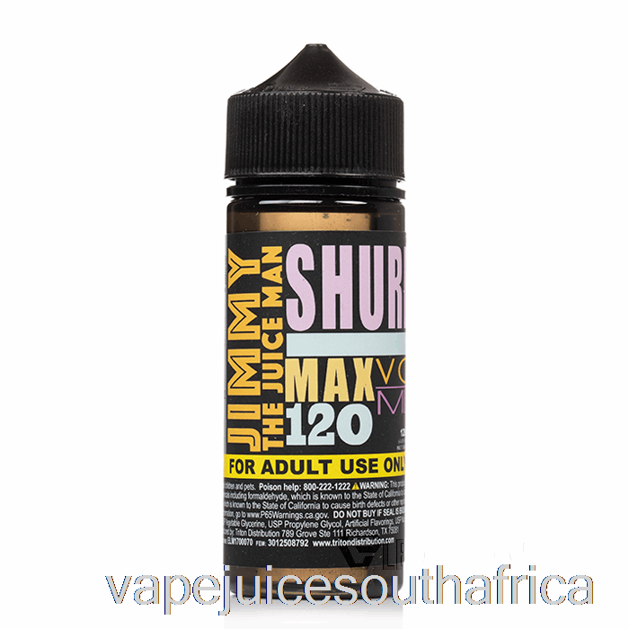 Vape Juice South Africa Shurb - Jimmy The Juiceman - 120Ml 0Mg